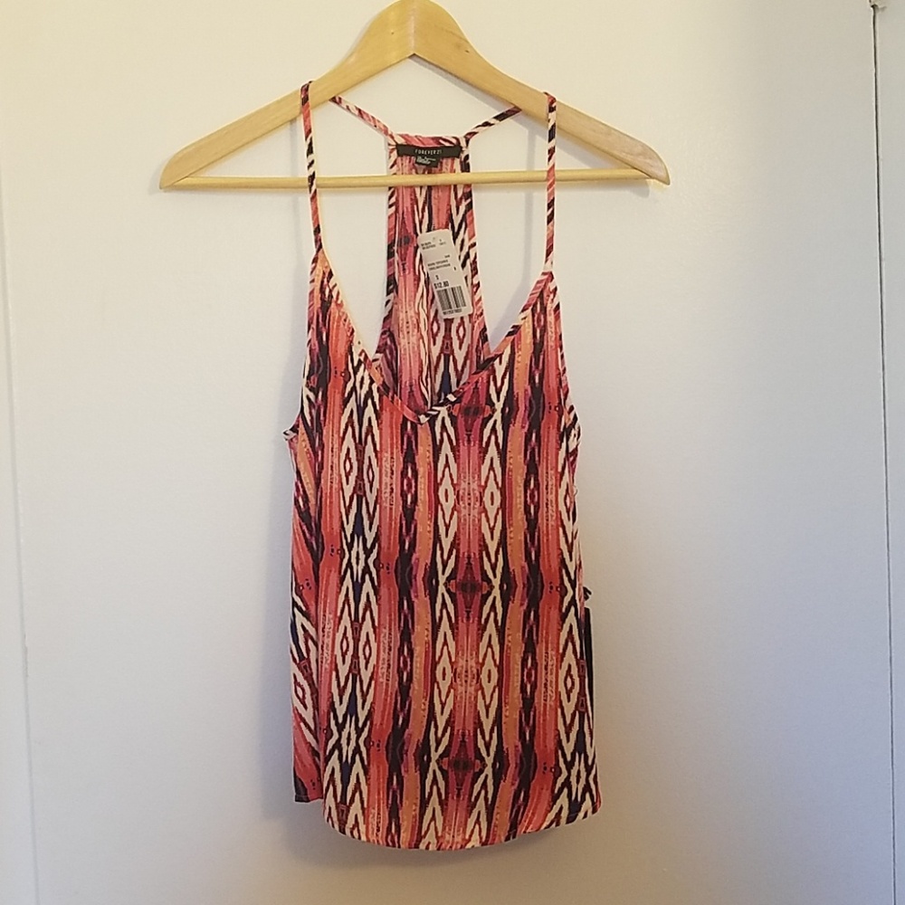 NWT Tribal/ Aztec Flowy Top